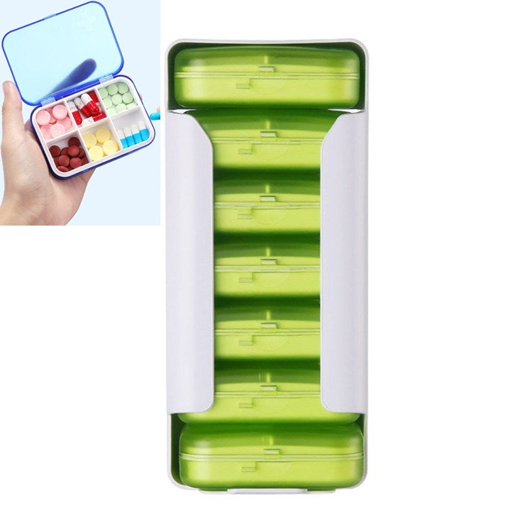 Home Travel Plastic Pill Box Drawer Pill Box Portable Storage Box Reluova