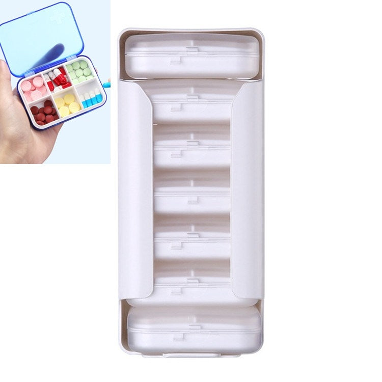 Home Travel Plastic Pill Box Drawer Pill Box Portable Storage Box Reluova