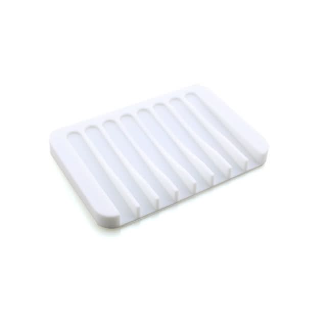 Bathroom Silicone Flexible Soap Dishes Storage Holder Soapbox