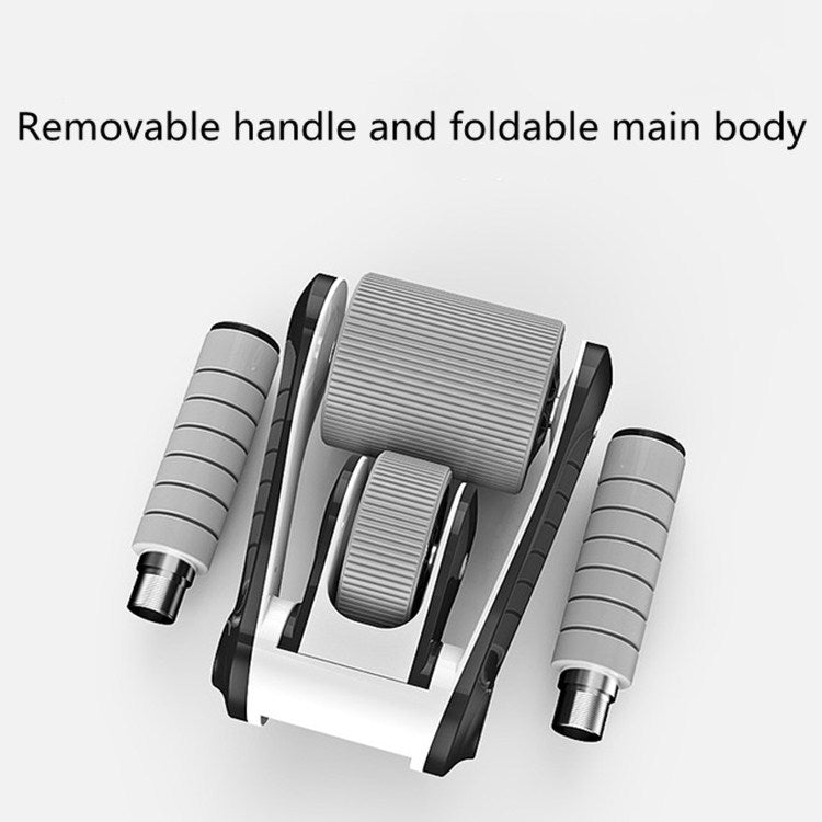 Double-wheel Bearing Roller Silent Exercise Abdominal Muscle Wheel Folding Abdominal Wheel