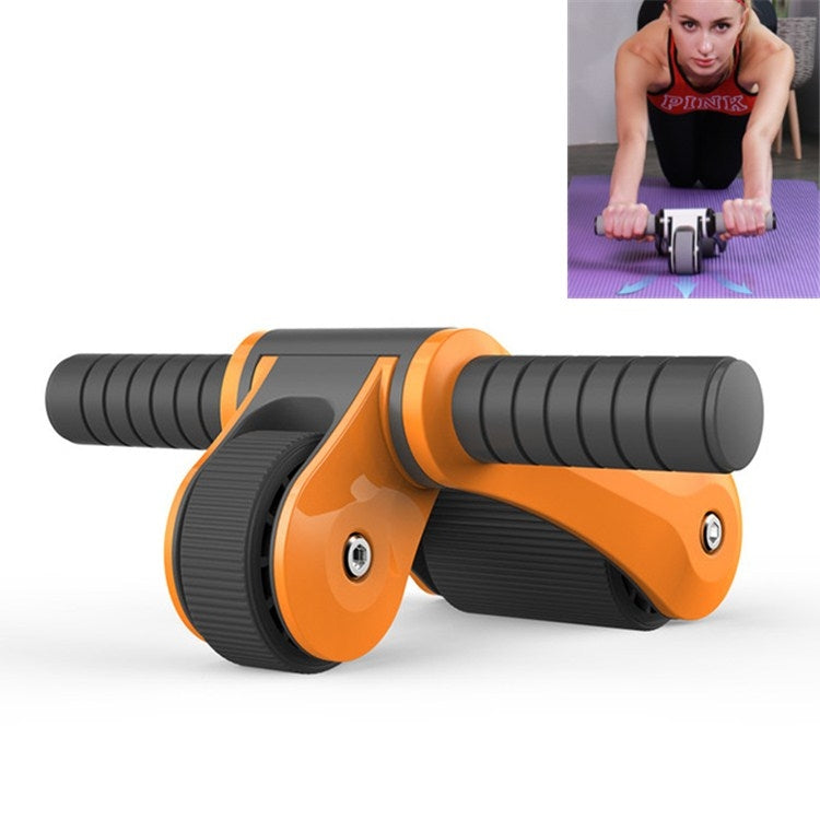 Double-wheel Bearing Roller Silent Exercise Abdominal Muscle Wheel Folding Abdominal Wheel