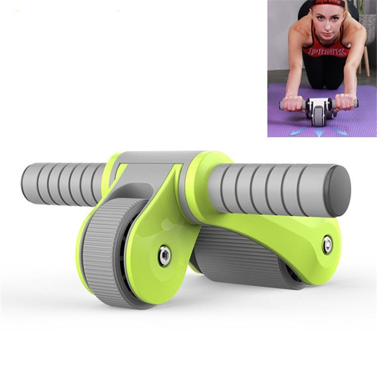 Double-wheel Bearing Roller Silent Exercise Abdominal Muscle Wheel Folding Abdominal Wheel