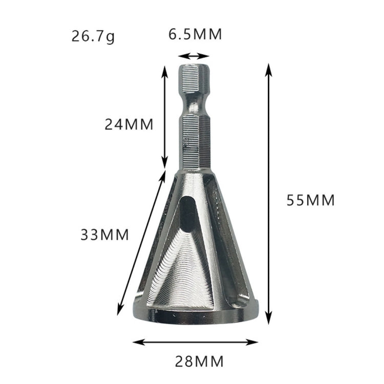 Stainless Steel Deburring External Chamfer Tool High Strength Hardness Drill Bit Remove Burr Hexagonal grooved chamfer My Store