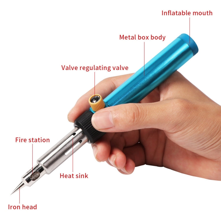 Hot Air Gun Multi-function Adjustable Temperature Gas Soldering Iron Cordless Welding Pen