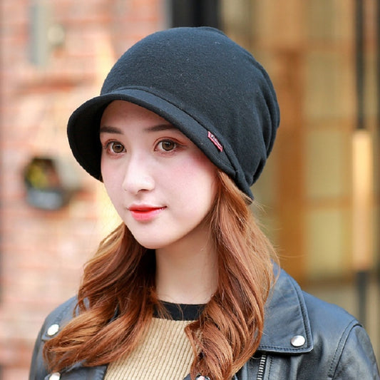 Cotton Hooded Hat Ladies Windproof Multi-purpose Ear Protection Turban Hat