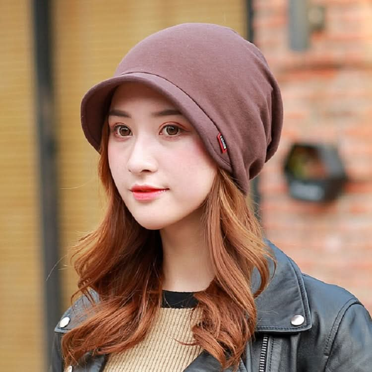 Cotton Hooded Hat Ladies Windproof Multi-purpose Ear Protection Turban Hat Reluova