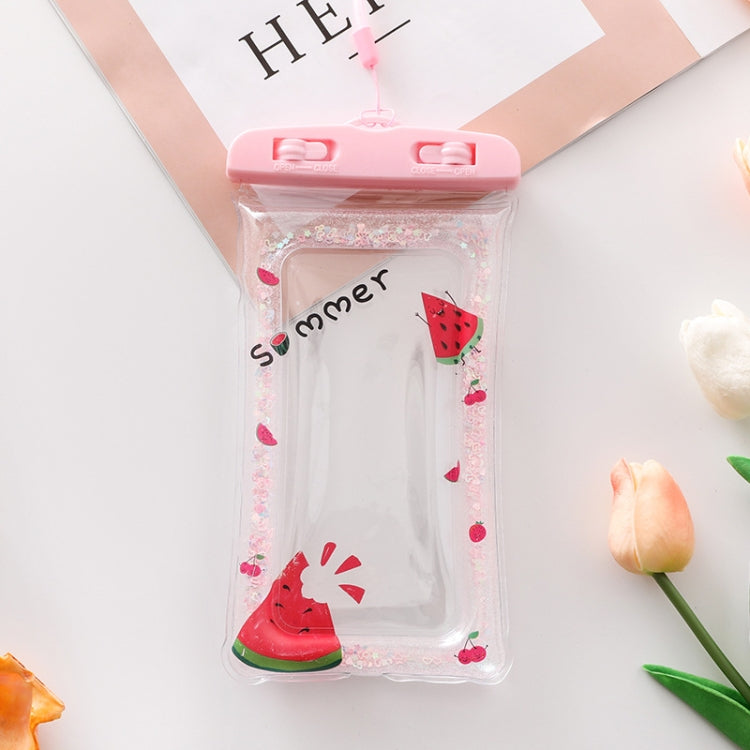 Cartoon Transparent Swimming Inflatable Air Bag Floating Mobile Phone Waterproof Bag, Random Color Delivery My Store