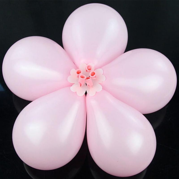 50 PCS Flower Balloons Decoration Accessories Plum Clip Practical Birthday Wedding Party Plastic Balloon Clip