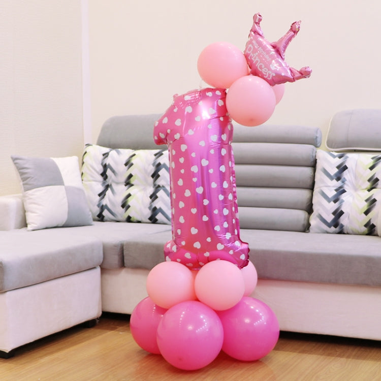 Number Foil Balloon Happy Birthday Decoration