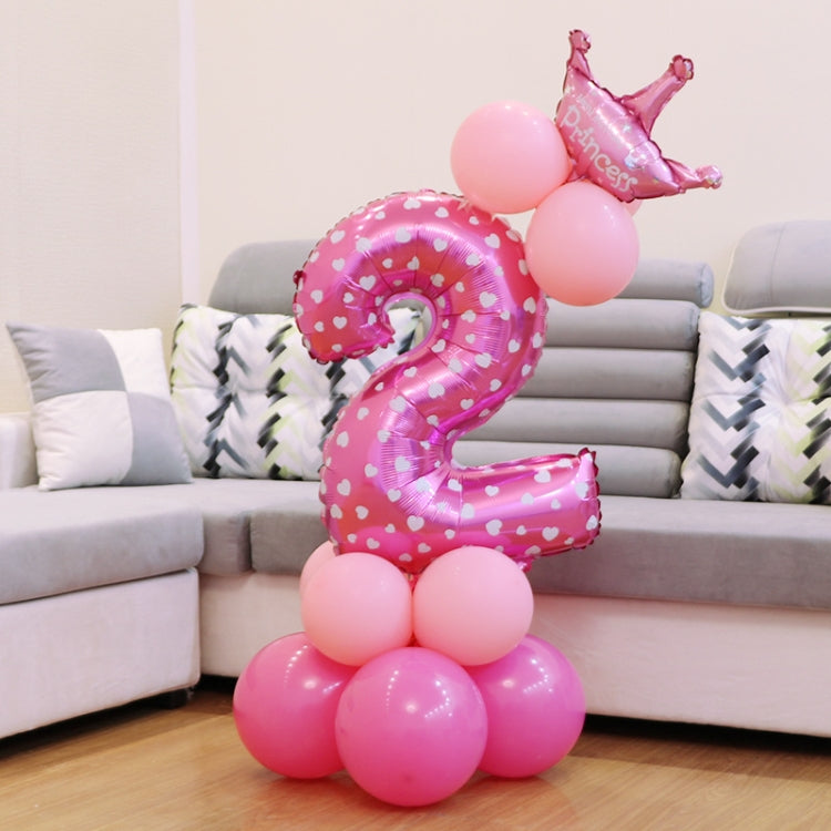 Number Foil Balloon Happy Birthday Decoration