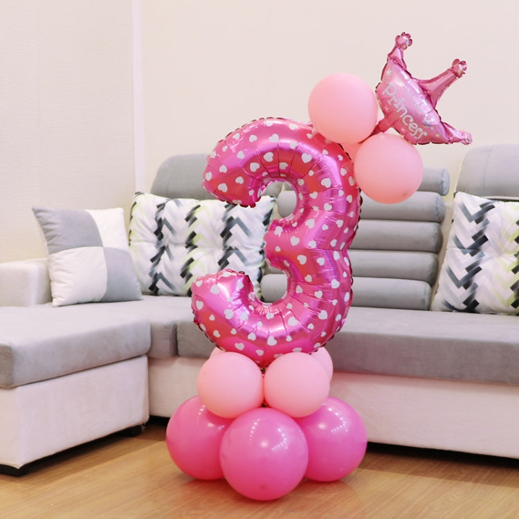 Number Foil Balloon Happy Birthday Decoration