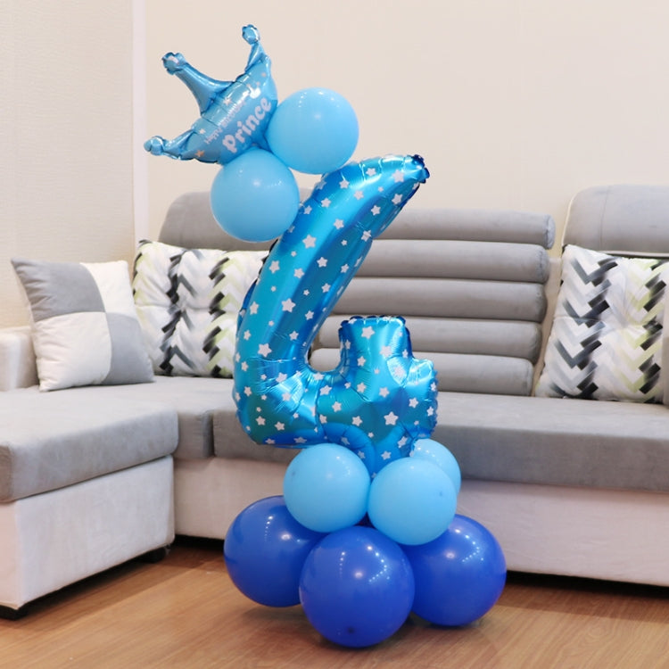 Number Foil Balloon Happy Birthday Decoration