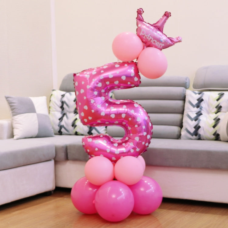 Number Foil Balloon Happy Birthday Decoration