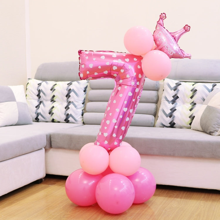 Number Foil Balloon Happy Birthday Decoration