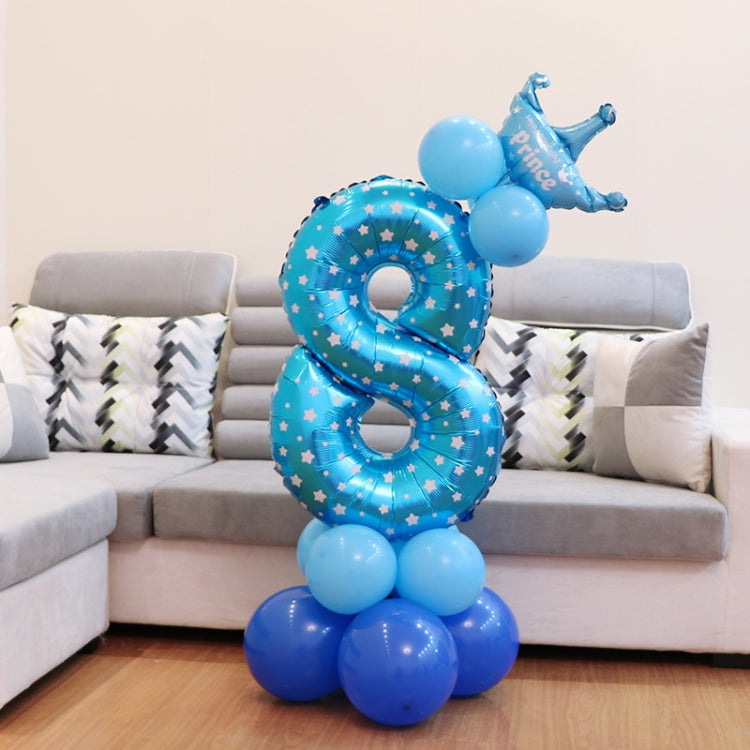 Number Foil Balloon Happy Birthday Decoration