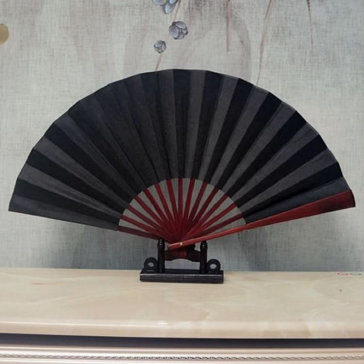 Pure Color Blank Silk Cloth Folding Fan Chinese Style Calligraphy Painting Fan