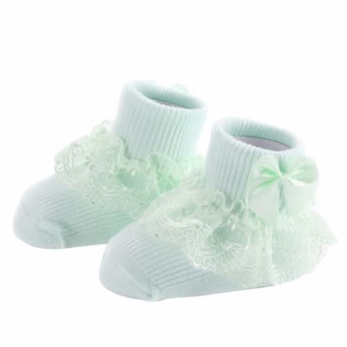 Bow Lace Baby Socks Newborn Cotton Baby Sock Reluova