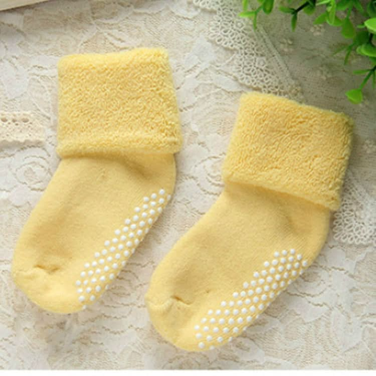 3 Pairs Cotton Baby Socks Thicken Warm Newborn Anti Slip Floor Sock-Reluova