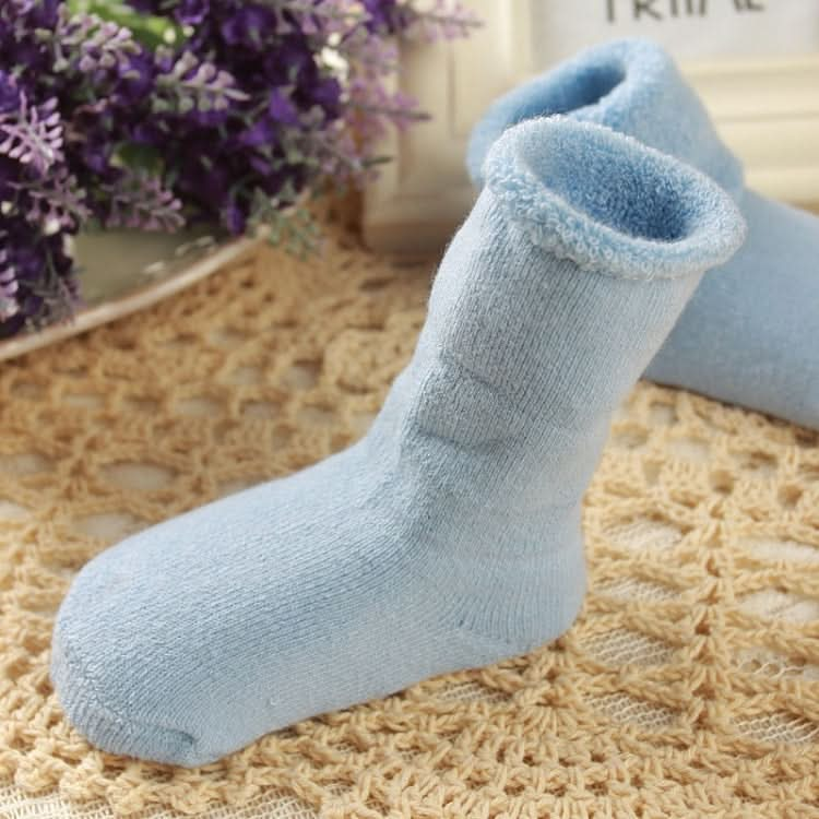 3 Pairs Cotton Baby Socks Thicken Warm Newborn Anti Slip Floor Sock-Reluova