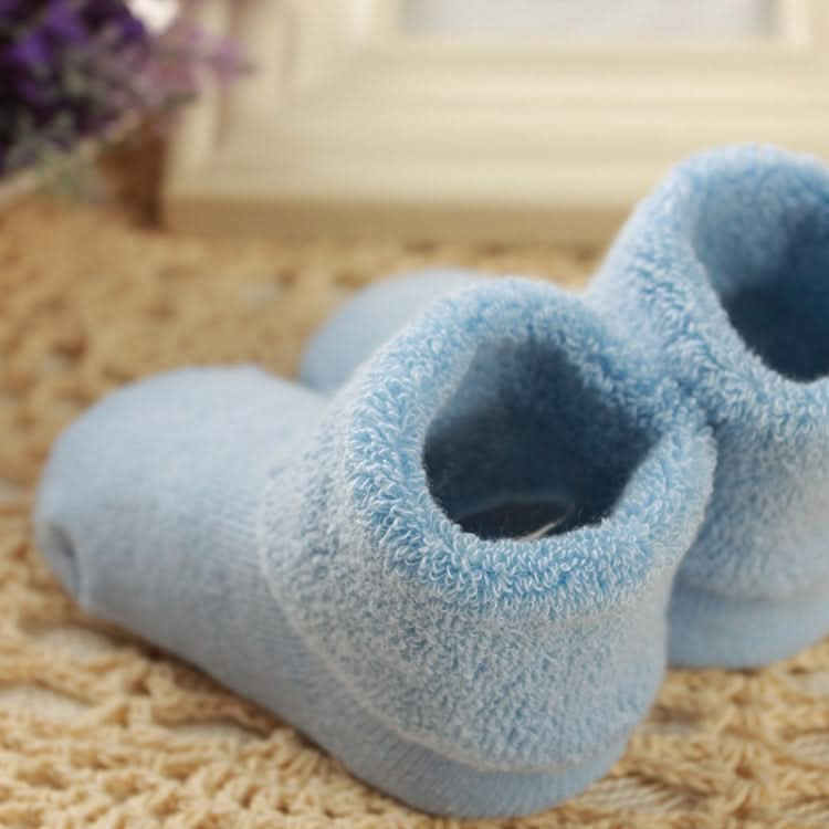 3 Pairs Cotton Baby Socks Thicken Warm Newborn Anti Slip Floor Sock-Reluova