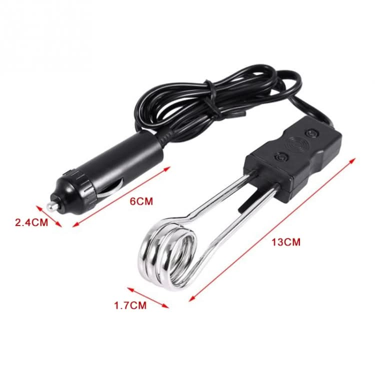 Portable 12V/24V Electric Car Boiled Immersion Water Heater Traveling Camping Picnic