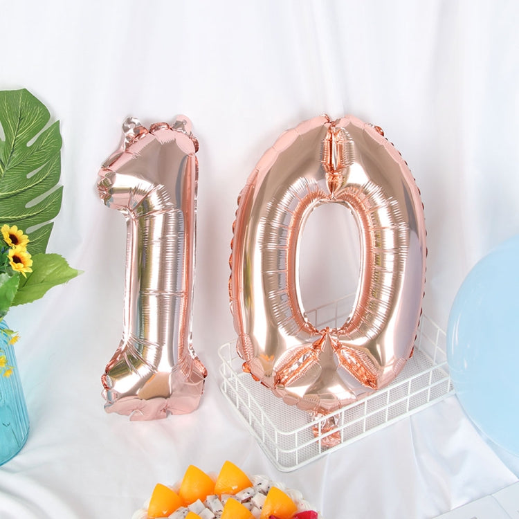 5pcs 16inch Number Foil Balloons Happy Birthday Party Wedding Balloons