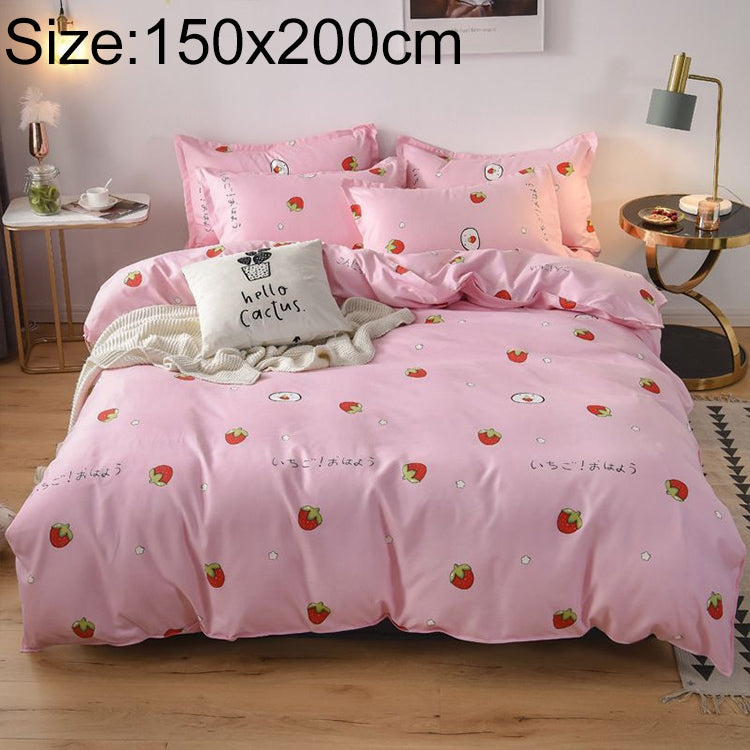 Simple Cotton Grinding Bed Four-Piece Duvet Cover Sheet Pillowcase My Store