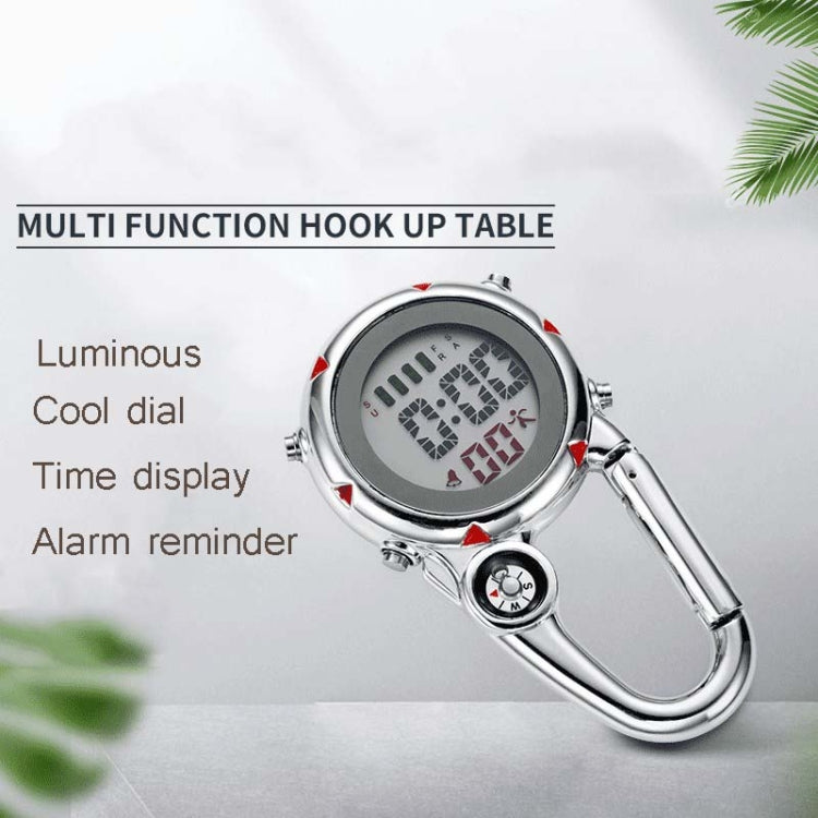 Mountain Climbing Watch Multifunctional Stainless Steel Hook Watch Reluova