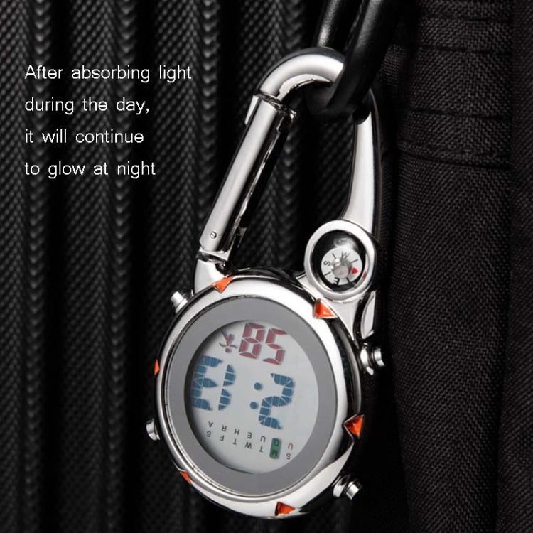 Mountain Climbing Watch Multifunctional Stainless Steel Hook Watch