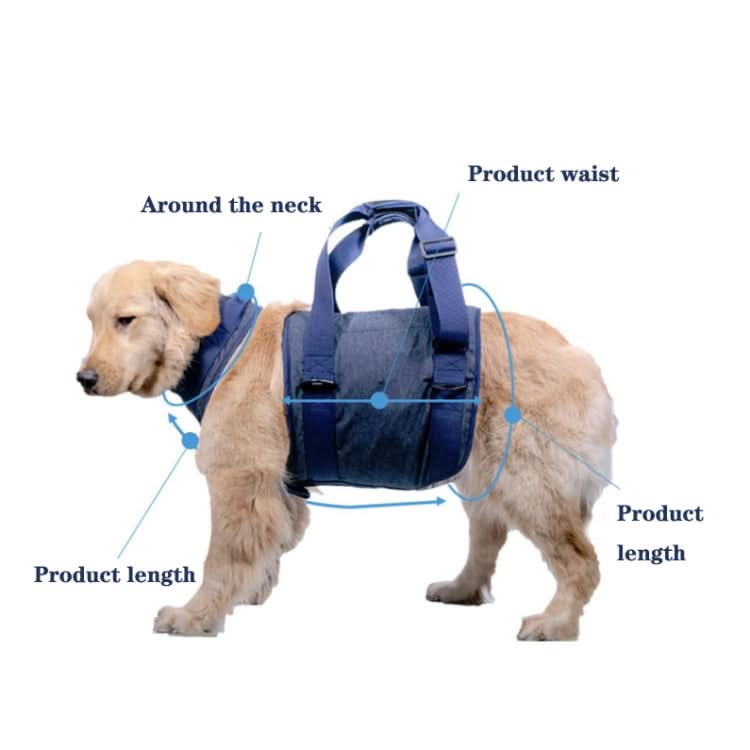 Pet Leash Senior Dogs Walking Aids Chest Harness - Reluova