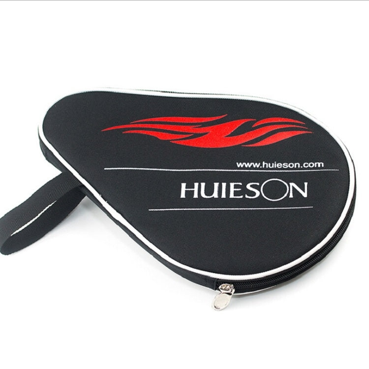 HUIESON HS-PT-H02 Gourd-shaped Zipper Oxford Cloth Single Table Tennis Racket with Ball Bag, Size: 30x20.5cm