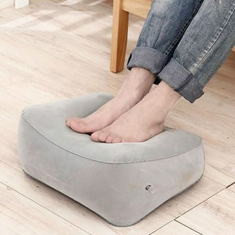 Travel Portable Inflatable Foot Rest Pilllow Mat Pad Reluova