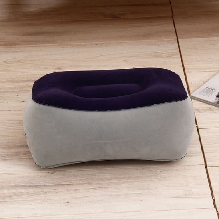 Travel Portable Inflatable Foot Rest Pilllow Mat Pad