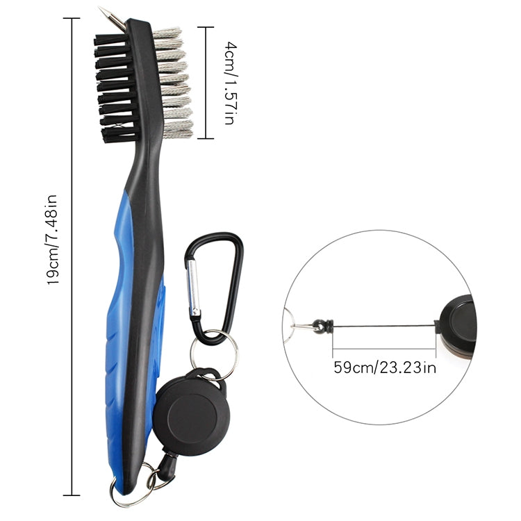 Golf Club Brush Ball Slot Cleaning Brush Cleaning Set