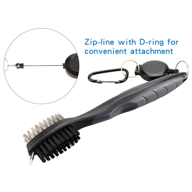 Golf Club Brush Ball Slot Cleaning Brush Cleaning Set