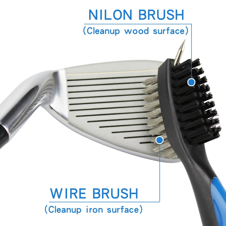 Golf Club Brush Ball Slot Cleaning Brush Cleaning Set Reluova