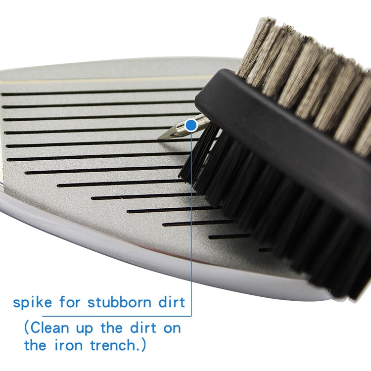 Golf Club Brush Ball Slot Cleaning Brush Cleaning Set