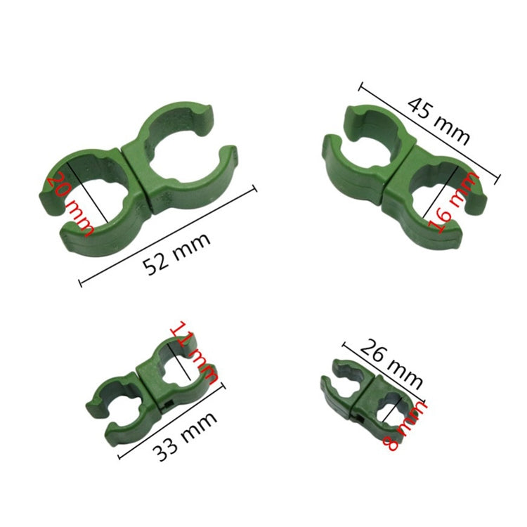 Rotary Buckle Gardening Plastic Bracket Support Universal Tube Clamp Plastic Buckle My Store