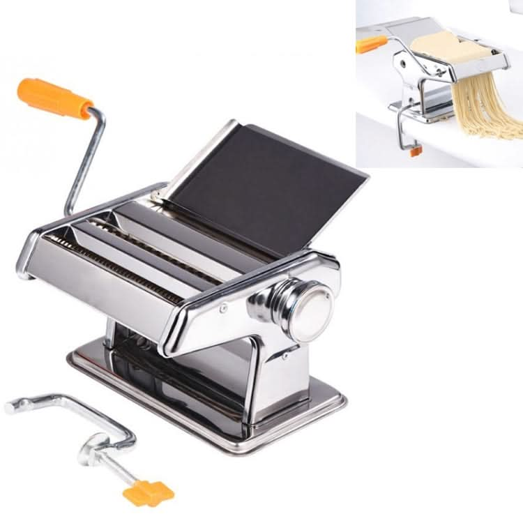 Household Stainless Steel Pasta Making Machine Manual Noodle Maker Spaghetti Hand Cutter - Reluova