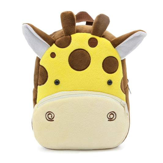 Kids 3D Animal Velvet Backpacks Children Cartoon Kindergarten Toys Gifts School Bags Reluova