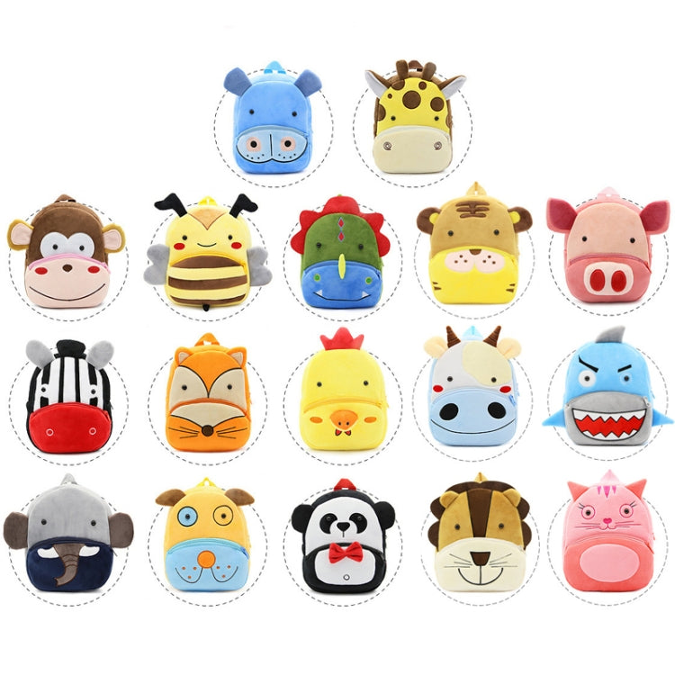 Kids 3D Animal Velvet Backpacks Children Cartoon Kindergarten Toys Gifts School Bags Reluova