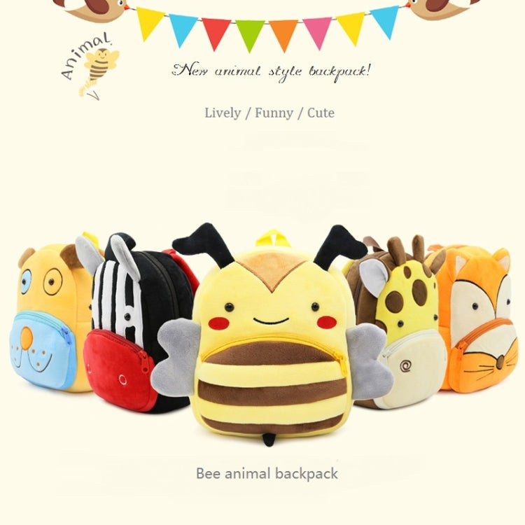 Kids 3D Animal Velvet Backpacks Children Cartoon Kindergarten Toys Gifts School Bags