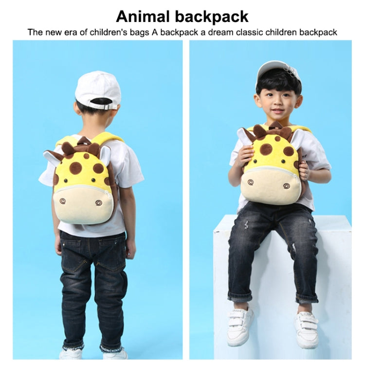 Kids 3D Animal Velvet Backpacks Children Cartoon Kindergarten Toys Gifts School Bags