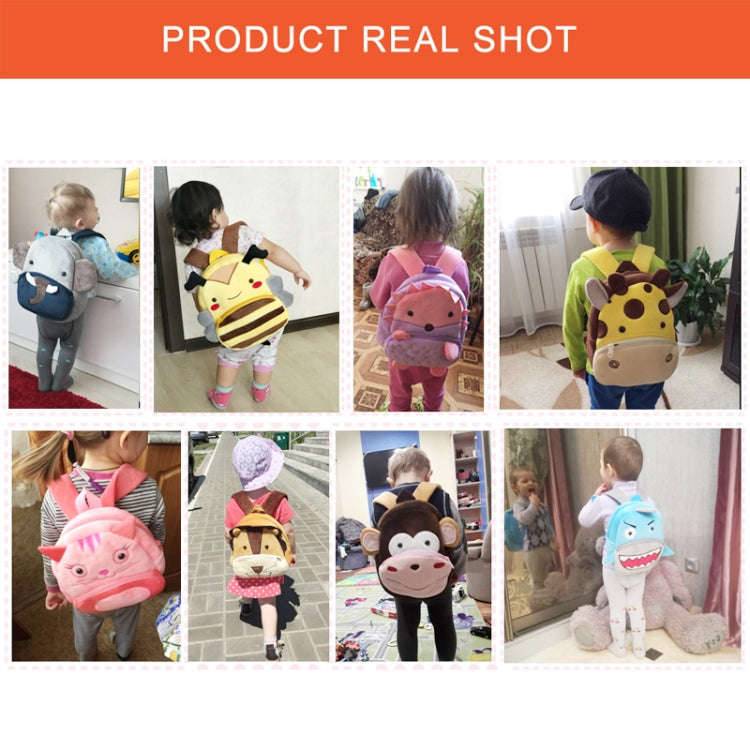 Kids 3D Animal Velvet Backpacks Children Cartoon Kindergarten Toys Gifts School Bags Reluova