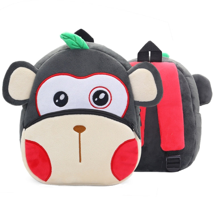 Kids 3D Animal Velvet Backpacks Children Cartoon Kindergarten Toys Gifts School Bags