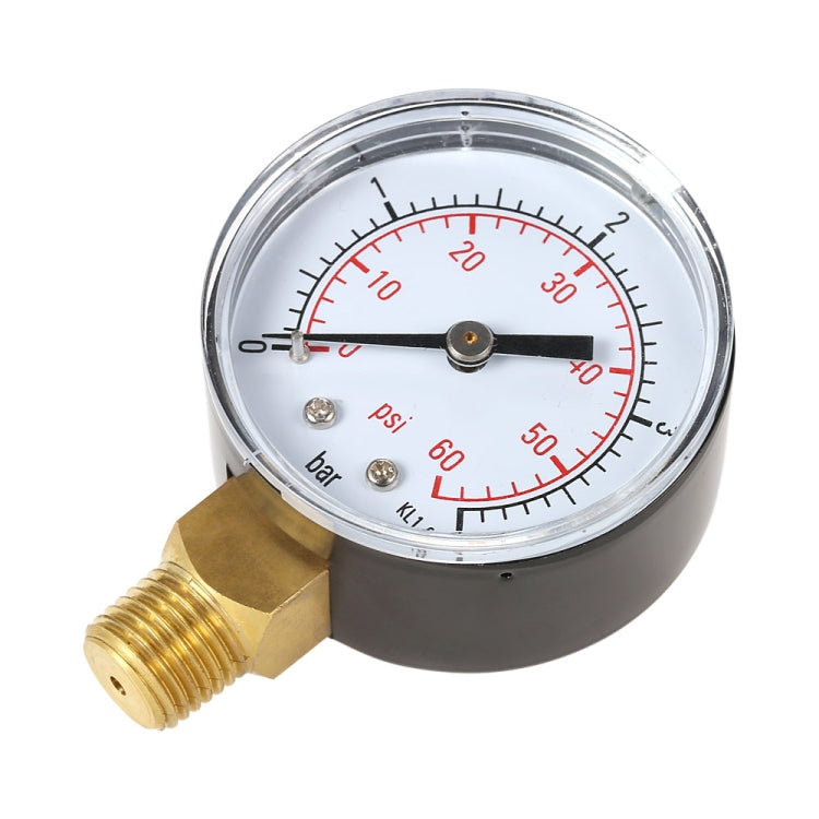 Stainless Steel Shockproof Pool Filter Hydraulic Pressure Gauge My Store