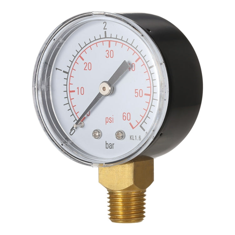 Stainless Steel Shockproof Pool Filter Hydraulic Pressure Gauge My Store