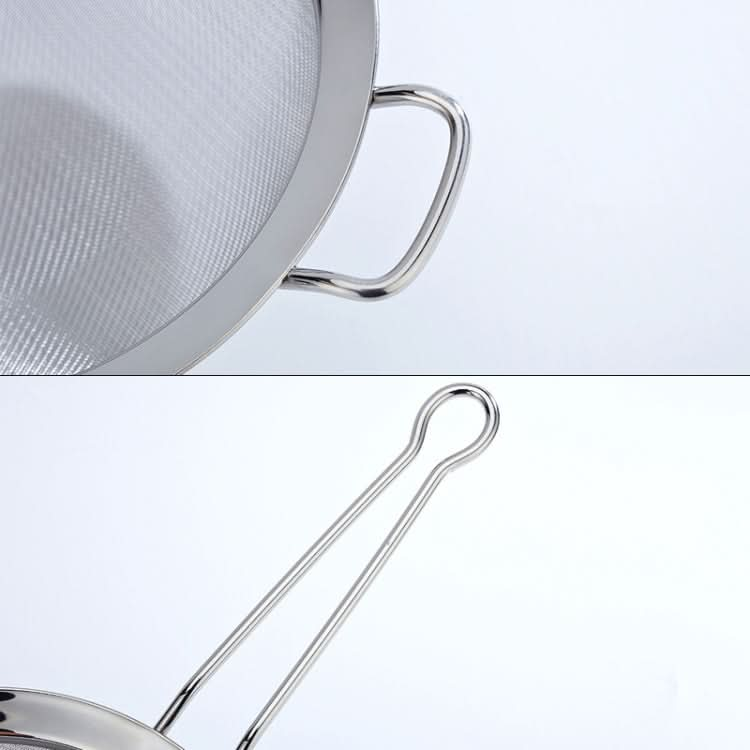 304 Stainless Steel Net Leak Noodles And Dumplings Filter Fried Colander Mesh Screen-Reluova