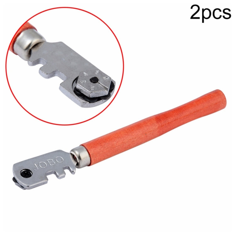 2 PCS Hand-held Multi-function Six-wheel Glass Cutter Tile Cutting Tool-Reluova