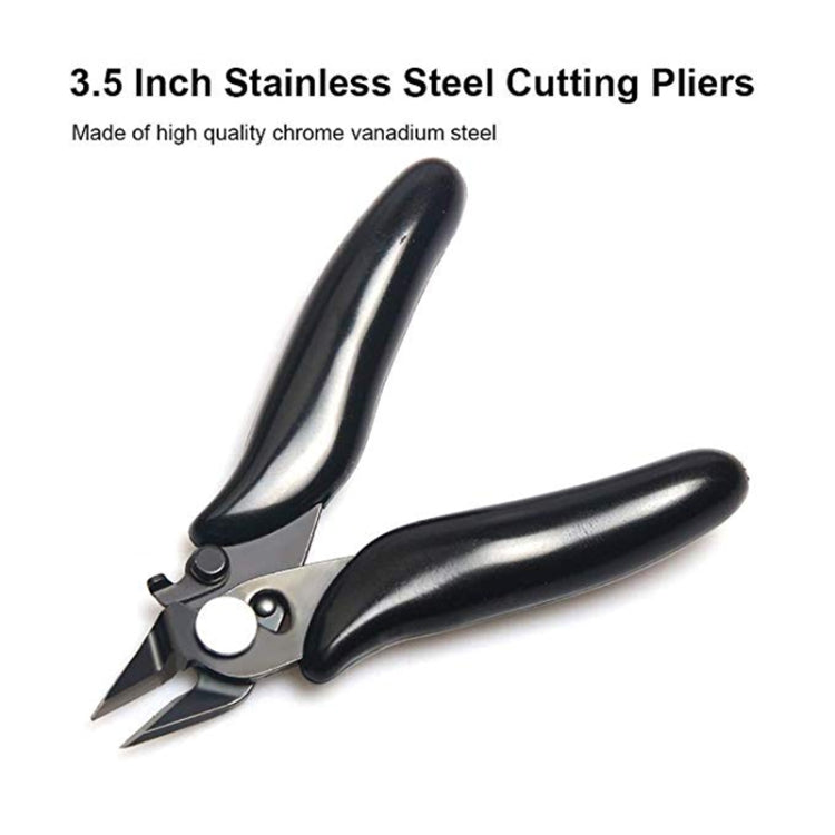 3.5 Inch Diagonal Pliers Mini Wire Cutter Small Soft Cutting Electronic Handle Pliers My Store